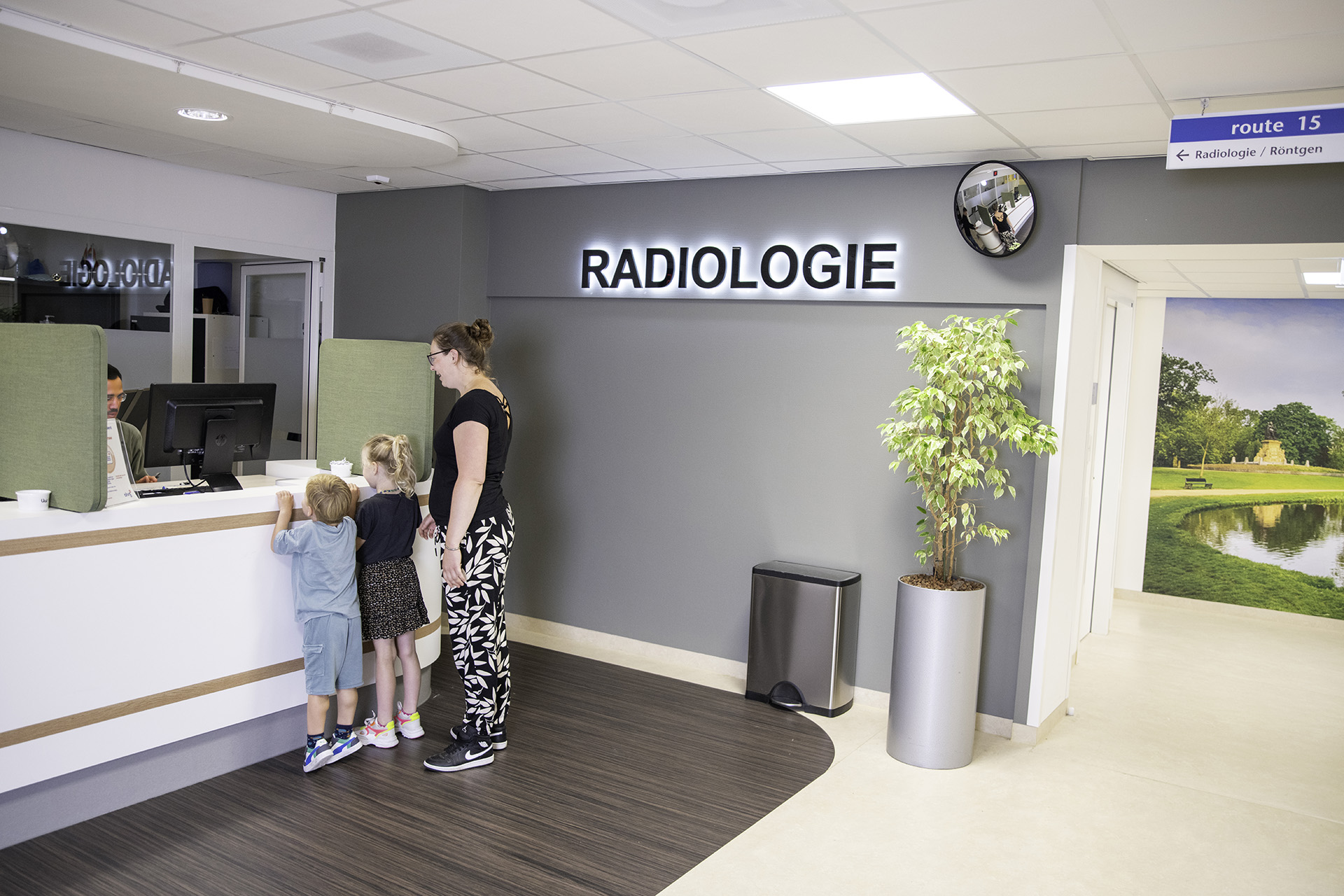 aanmelden bij de balie