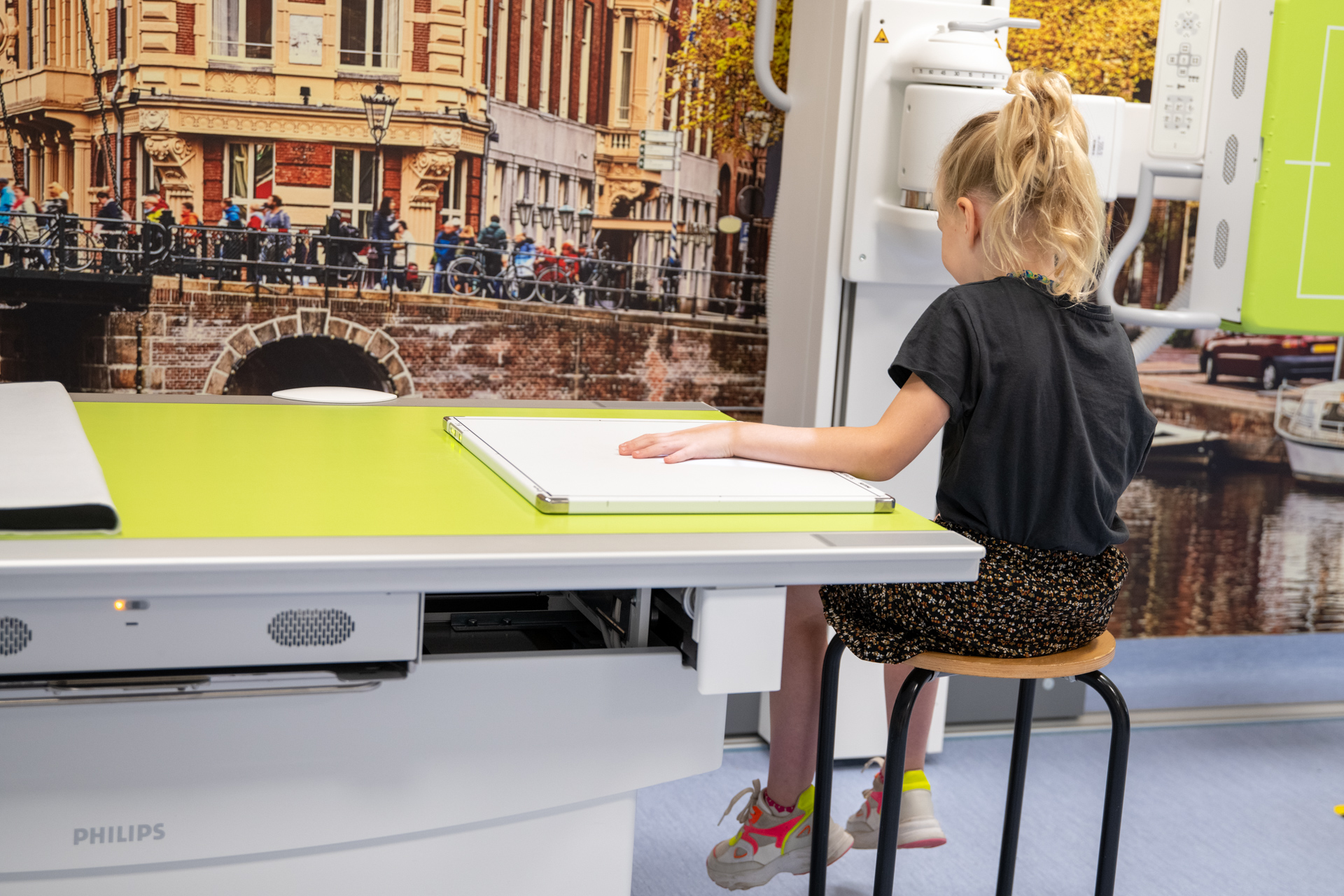 rontgenfoto maken van hand