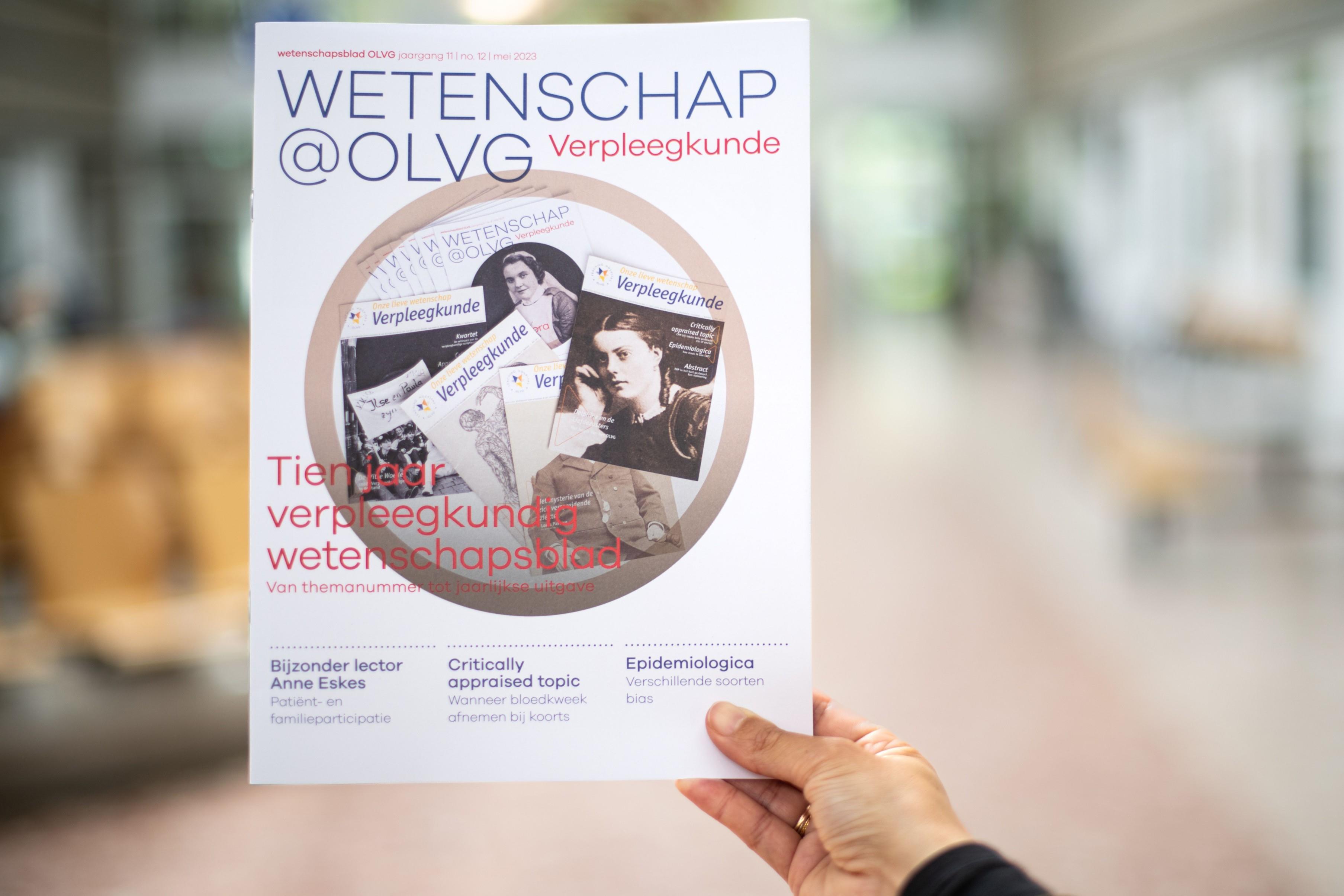 Wetenschap@OLVG Verpleegkunde 2023 in de hand