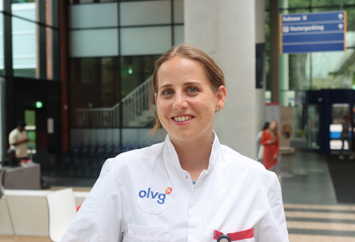 Foto van OLVG diëtist Lieve van der Wouden
