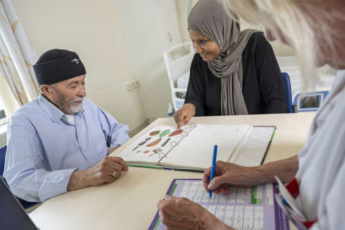 Geheugentest met hulp van tolk