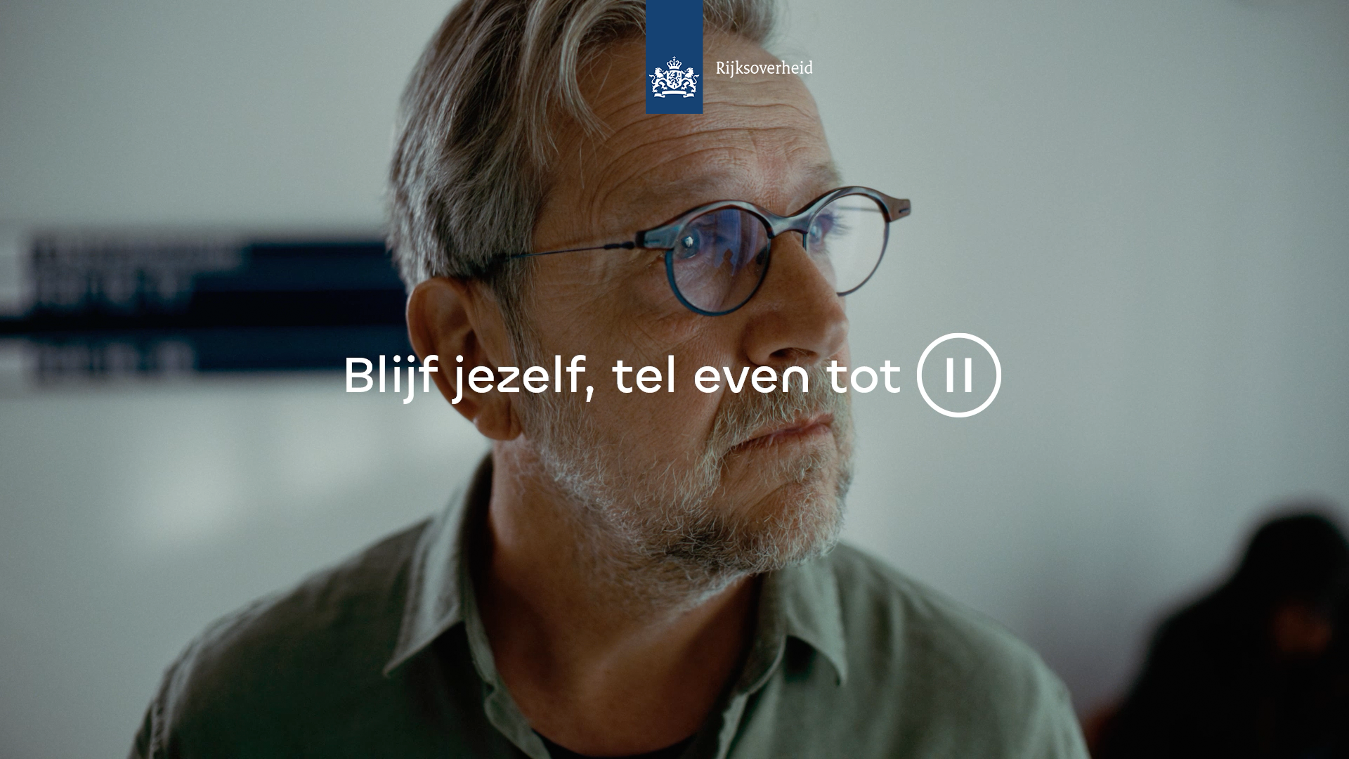 Afbeelding uit de campagne 'Blijf jezelf, tel even tot 11' 