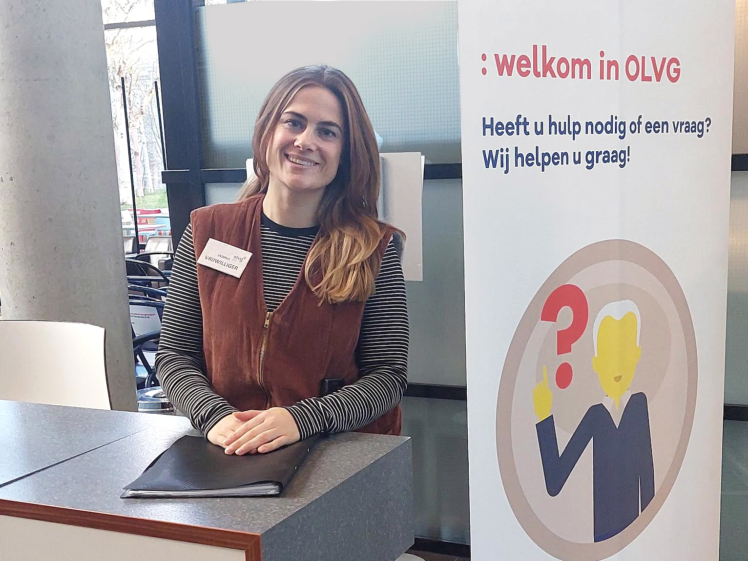 Foto van OLVG vrijwilliger Jasmijn